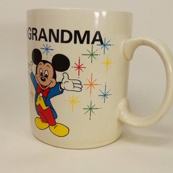I Love Grandma Epcot Disney Coffee Mug Vintage Magic Kingdom Mickey Mouse UEJYU - Picture 2 of 10